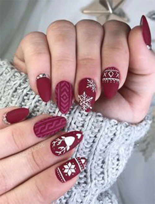 Christmas-Sweater-Nail-Art-Ideas-For-A-Warm-Look-4