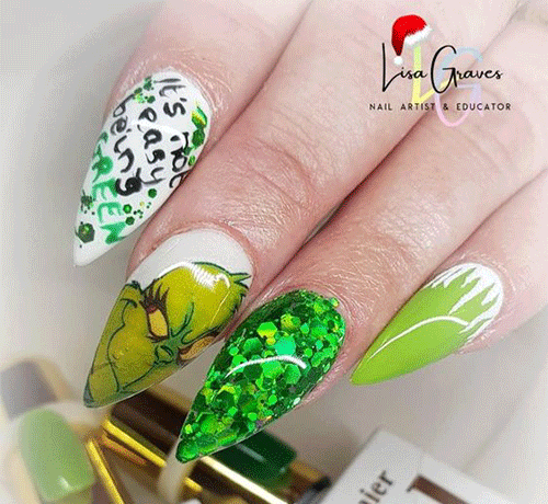 Go-Green-With-Grinch-Nail-Art-This-Christmas-2023-14