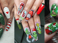 Go-Green-With-Grinch-Nail-Art-This-Christmas-2023-F