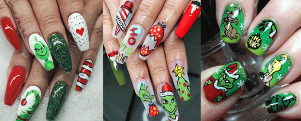 Go-Green-With-Grinch-Nail-Art-This-Christmas-2023-F