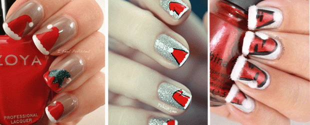 Santa-Hat-Nails-For-Christmas-2023-Jingle-Bell-Nails-F