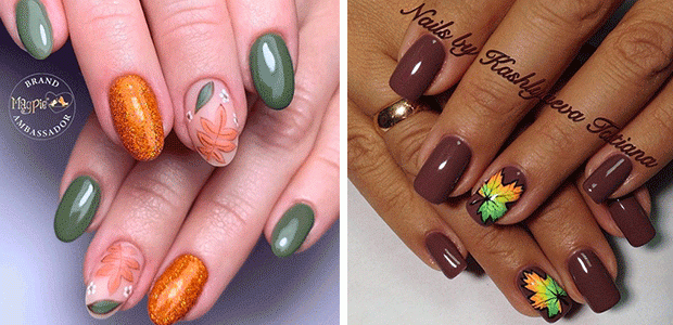 Green Autumn Nails 2024 | Fresh Nail Ideas For Fall