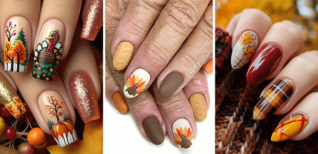 Best Acrylic Thanksgiving Nail Trends For 2024