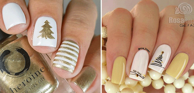 Stunning White Christmas Nails For 2024