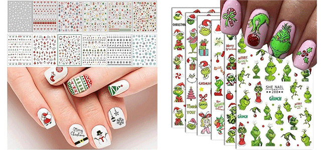 Cute-Stylish-Christmas-Nail-Art-Stickers-Christmas-2024-F