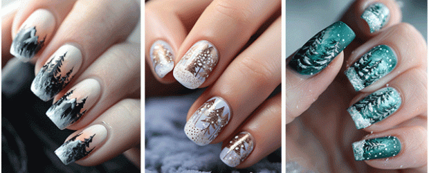 Nail-Designs-Inspired-By-Snowy-Trees-Winter-Nails-F