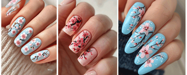Trendy-Cherry-Blossom-Nail-Ideas-For-Spring-F