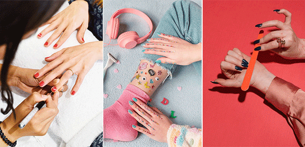 Cute & Quick Mother’s Day Nails Using Nail Art Stickers